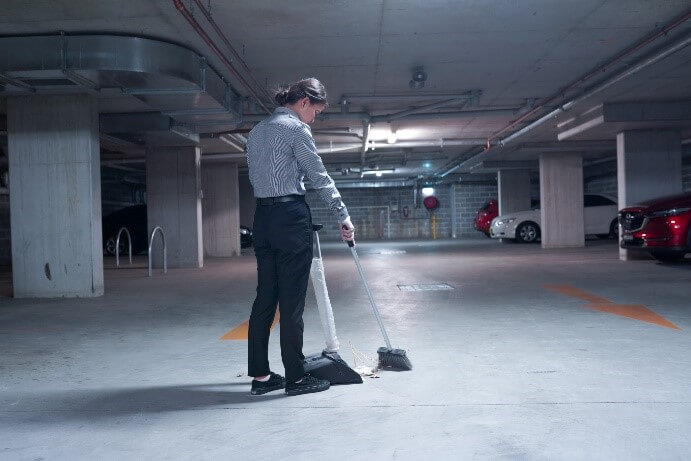 car park cleaning