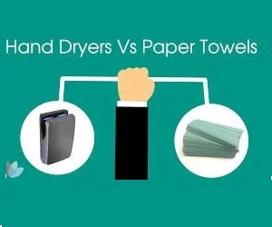 hand dryers vs paper towels