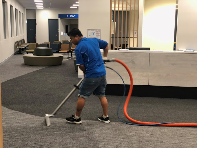 Commercial office carpet cleaning