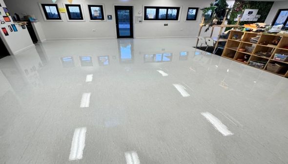 Commercial floor Strip and Sealing