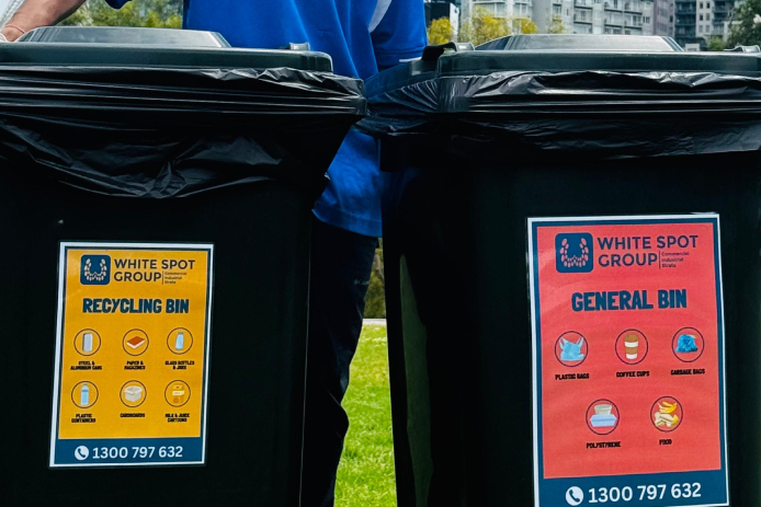 waste and bin management Canberra for event